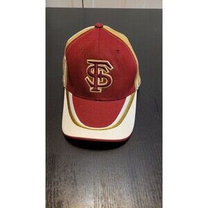 Florida State Seminoles Vtg Hat NCAA Adjustable Strap Side Logo FSU Cap Gold